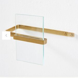 Anthropologie Laiton Glass Curtain Tieback Gold